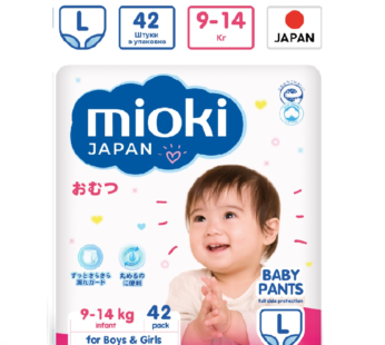 Трусики MIOKI 4 Maxi 9-14кг 42 (штуки)  PREMIUM, Япония