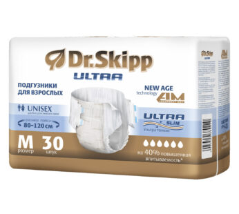 Подгузники Dr. Skipp Ultra 2 Medium 30шт (80-120см), Китай