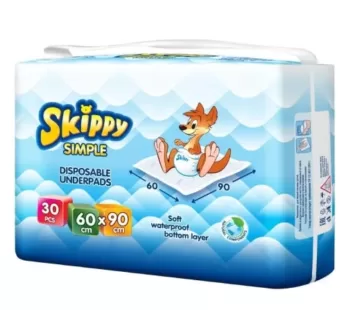 Пеленки Skippy Simple Waterproof 60×90 (30шт)